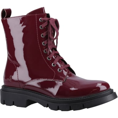 Hush Puppies Rhea Leder Damen Bordeaux Stiefel