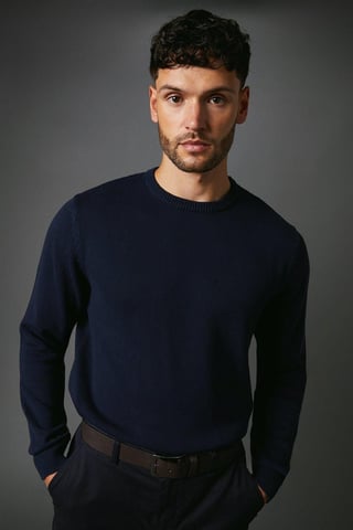 Premium Pure Cotton Crew Neck Jumper
