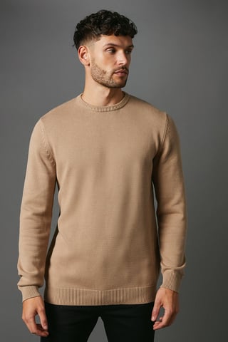 Premium Pure Cotton Crew Neck Jumper