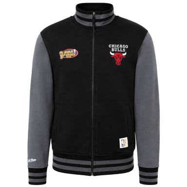 Mitchell & Ness NBA Chicago Bulls Herren Schwarz/Grau Varsity Track-Jacke