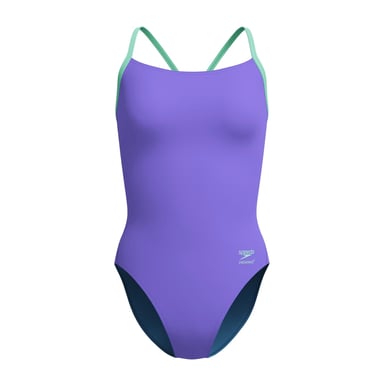 Speedo - "Flyback 2.0" Badeanzug für Damen (Blau/Violett)