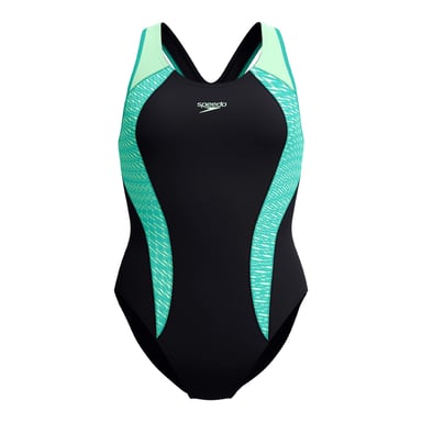 Speedo - "Placement" Badeanzug für Damen (Türkis)