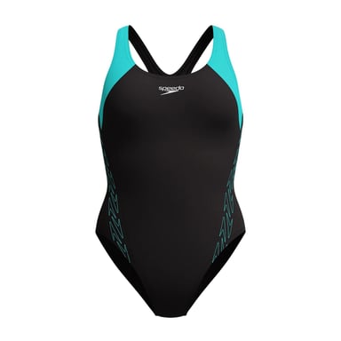 Speedo - "Hyperboom" Badeanzug für Damen, Racerback (Blau)