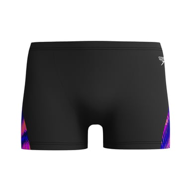 Speedo - Badeshorts für Herren, Rundum bedruckt (Schwarz/Bunt)