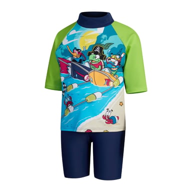 Speedo - "Learn To Swim" Hautausschlagschutz-Set für Jungen (Blau/Grün)