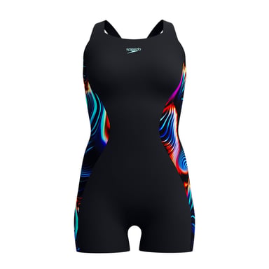 Speedo - Body mit Bein für Damen (Schwarz)