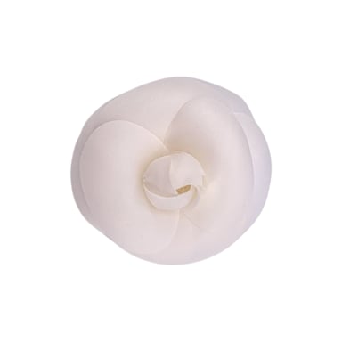 Chanel Vintage Stoffbrosche Kamelie