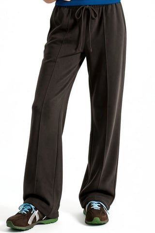 Damen-Mischgewebe-Hosen mit geradem Bein
