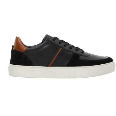 Dune London - "Theron" Sneaker für Herren, Leder (Schwarz)