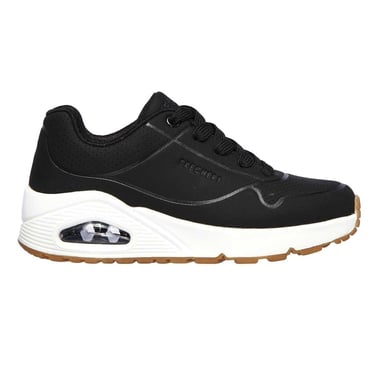 Skechers - "Uno Stand On Air" Sneaker für Kinder, Plattform-Absatz (Schwarz/Weiß)