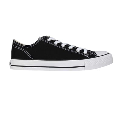 SoulCal - Sneaker für Damen, Canvas, Flach (Schwarz/Weiß)