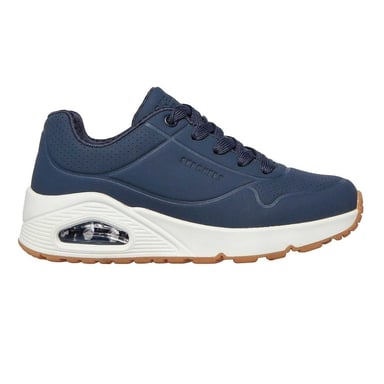 Skechers - "Uno Stand On Air" Sneaker für Kinder, Plattform-Absatz (Marine/Weiß)