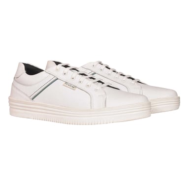 Firetrap - "Wolf" Sneaker für Herren, Leder, gepolstert (Weiß)