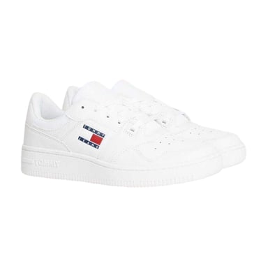 Tommy Jeans - Retro Sneaker für Damen, Leder (Weiß)