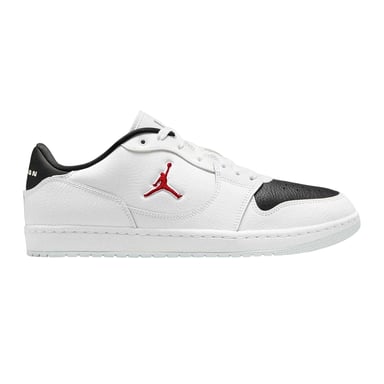 Nike - "Air Jordan Court Connect" Sneaker für Herren, Leder (Weiß/Rot/Schwarz)
