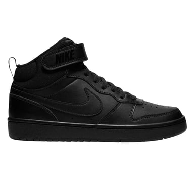 Nike - "Court Borough" High Top Turnschuhe für Jungen, Hoch geschnitten, Flach (Dreifaches Schwarz)