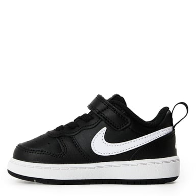 Nike - "Court Borough" Sneaker für Kinder, Leder (Schwarz/Grün/Weiß)