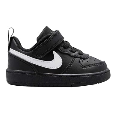 Nike - "Court Borough" Sneaker für Kinder, Leder (Schwarz/Weiß)