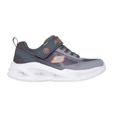Skechers - "S Lights" Sneaker für Jungen, Runder Zeh (Grau/Orange)