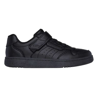 Skechers - "Q Street" Sneaker für Kinder, Leder (Schwarz)
