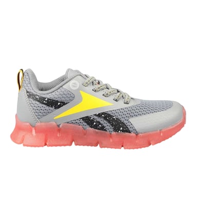 Reebok - "Zig N Glow" Sneaker für Kinder, Blinkende Lichter (Grau)