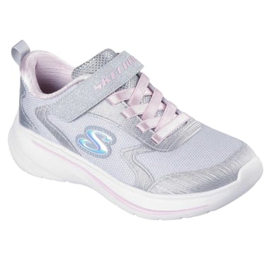 Skechers - Glitzer Sneaker für Kinder (Grau/Pink)