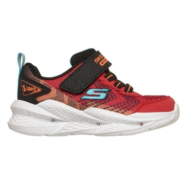 Skechers - "Meteor" Sneaker für Jungen, Aufleuchtend (Rot/Schwarz)