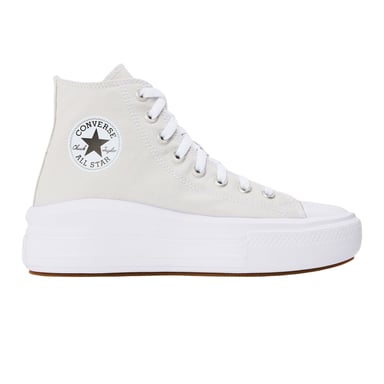 Converse - "Chuck Taylor" High Top Turnschuhe für Damen, Canvas, Plattform-Absatz (Grau)