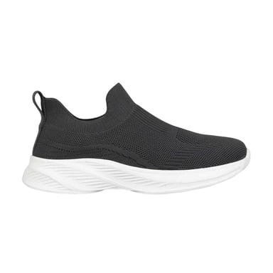 Slazenger - "Spark" Strukturiert Socktrainer für Kinder, Jerseyware (Grau/Weiß)