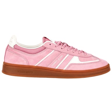 Tommy Jeans - "Greenwich" Sneaker für Damen, Wildleder, Flach (Pink)