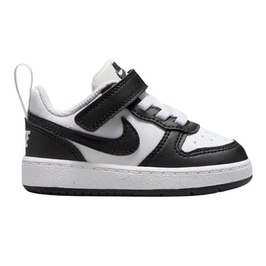 Nike - "Court Borough" Sneaker für Kinder, Leder (Weiß/Schwarz)