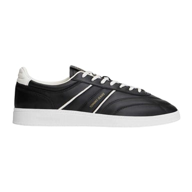 Tommy Jeans - "Greenwich" Sneaker für Herren, Leder (Ecru/Schwarz)