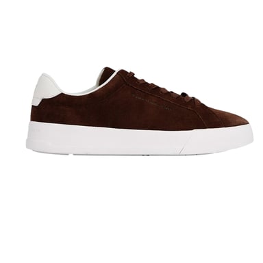 Tommy Hilfiger - "Pebble Grain Court" Sneaker für Herren, Leder (Braun)