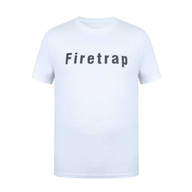 Firetrap - T-Shirt für Herren, Baumwolle (Weiß)