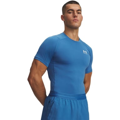 Under Armour - T-Shirt für Herren, HeatGear, Training (Blau/Weiß)
