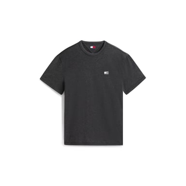 Tommy Jeans - T-Shirt für Herren,Abzeichen (Black Heather)