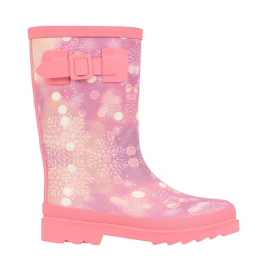 Gelert - Marmoriert Gummistiefel für Kinder, Wasserfest (Pink)