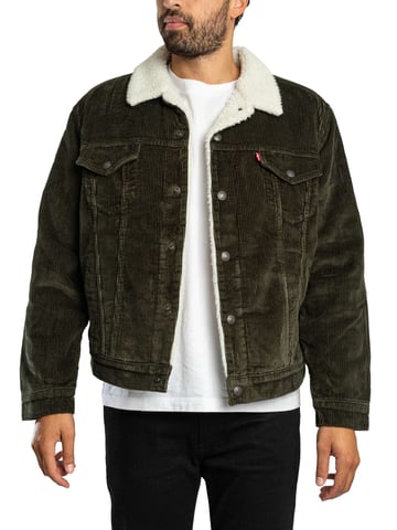 Levi's Truckerjacke Aus Sherpa-Cord Typ 3, Braun
