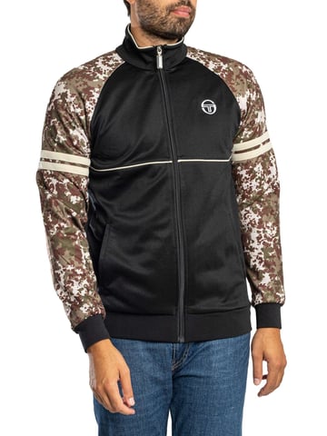 Sergio Tacchini Logo Track Jacke, Schwarz