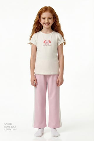 Mädchen Gute-Nacht Kurzarm-Pyjama-Set