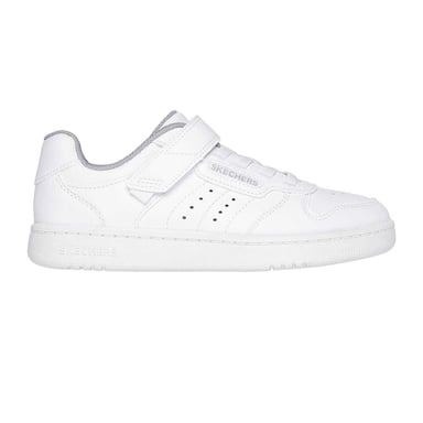 Skechers - "Q Street" Sneaker für Kinder, Leder (Weiß)