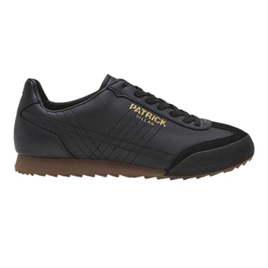Patrick - "Villan" Sneaker für Herren, Leder (Schwarz)