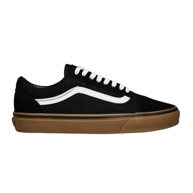 Vans - "Old Skool" Sneaker für Herren, Canvas (Schwarz/Gummi Rosa)