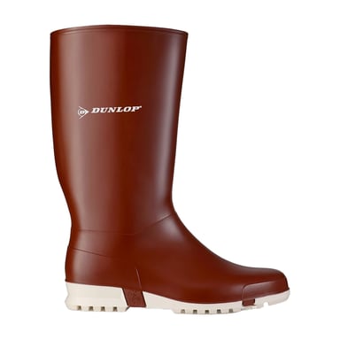 Dunlop - Sport Gummistiefel für Kinder (Burgunderrot/Weiß)