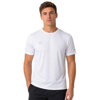 Umbro - T-Shirt für Herren, Rundhalsausschnitt, Athletisch (Weiß)