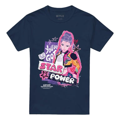 K-Pop Demon Hunters - T-Shirt für Herren/Damen Unisex (Marine)