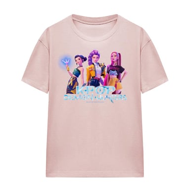 K-Pop Demon Hunters - "Huntrix" T-Shirt für Damen (Blassrosa)