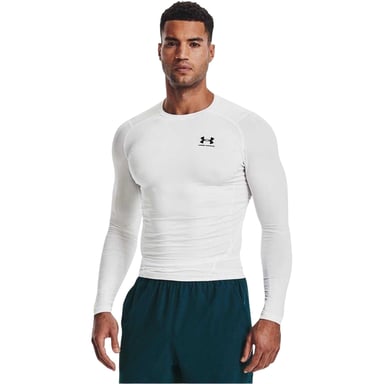 Under Armour - Base Layer Oberteil für Herren, HeatGear (Weiß)