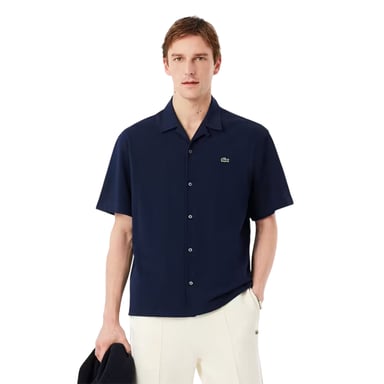 Lacoste - Hemd für Herren, Revere Kragen (Marine)