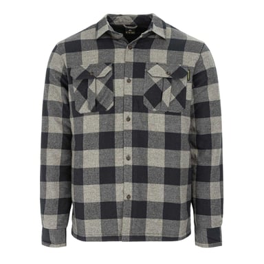 Dunlop - "Lumber" Hemd für Herren, Flanell (Grau/Schwarz)